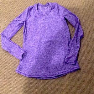 LuLu lemon long sleeved purple top